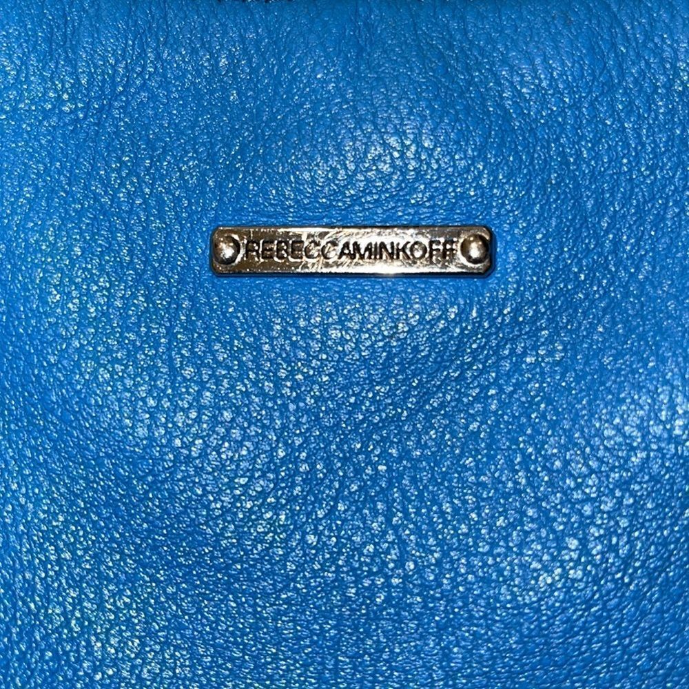 BLUE REBECCA MINKOFF BLUE CROSSBODY PURSE Preloved - Picture 8 of 12